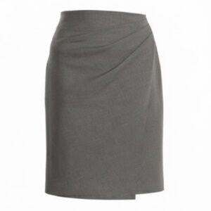 Max Mara Virgin Wool Knee-Length Skirt